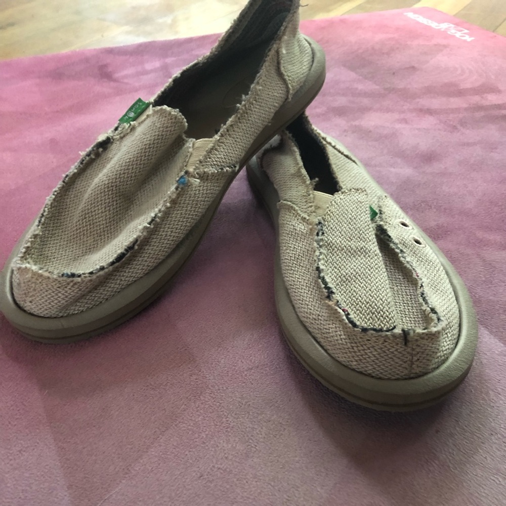 Sanuk Donna Hemp shoe size 6